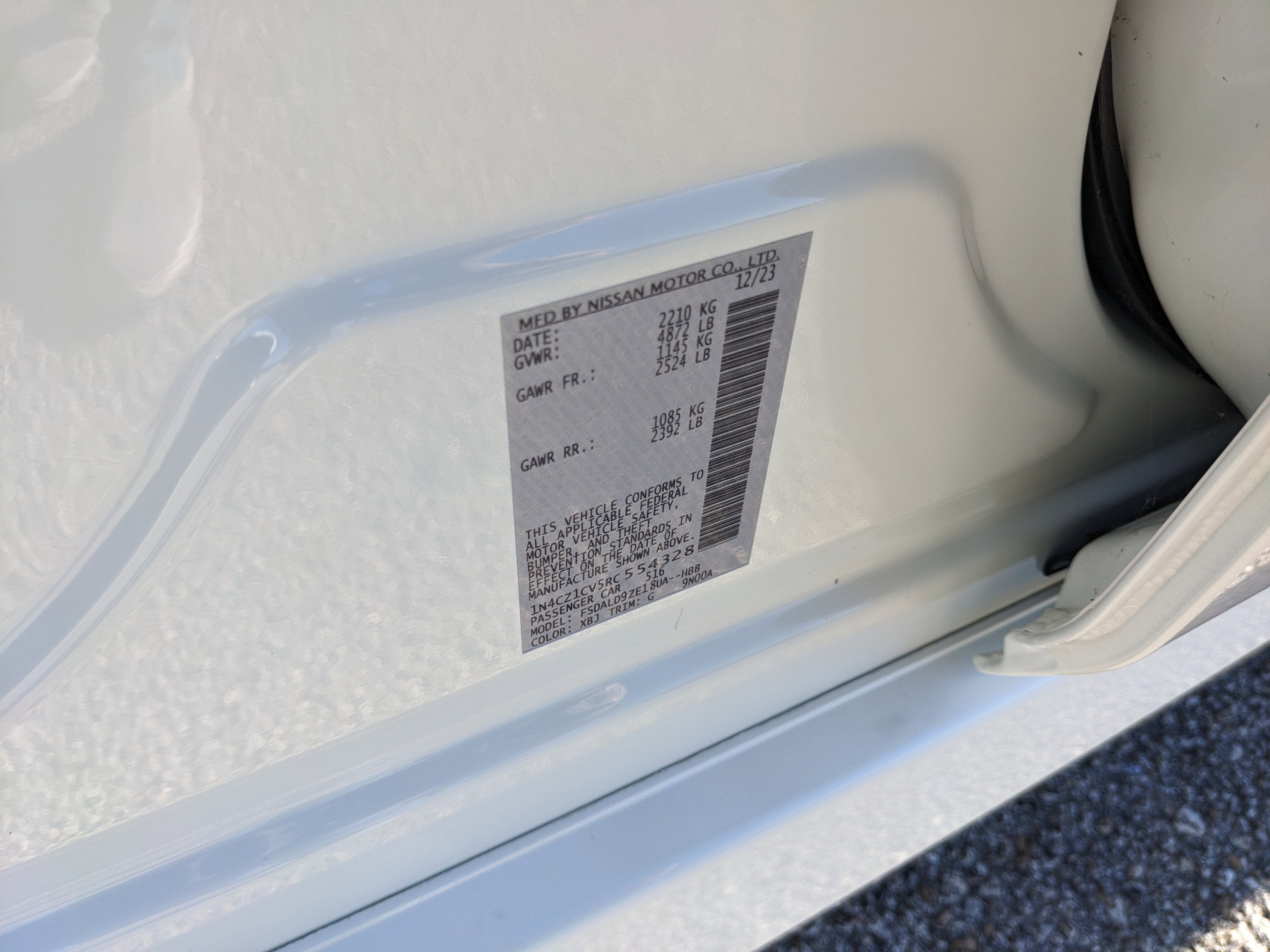 2024 Nissan LEAF SV PLUS