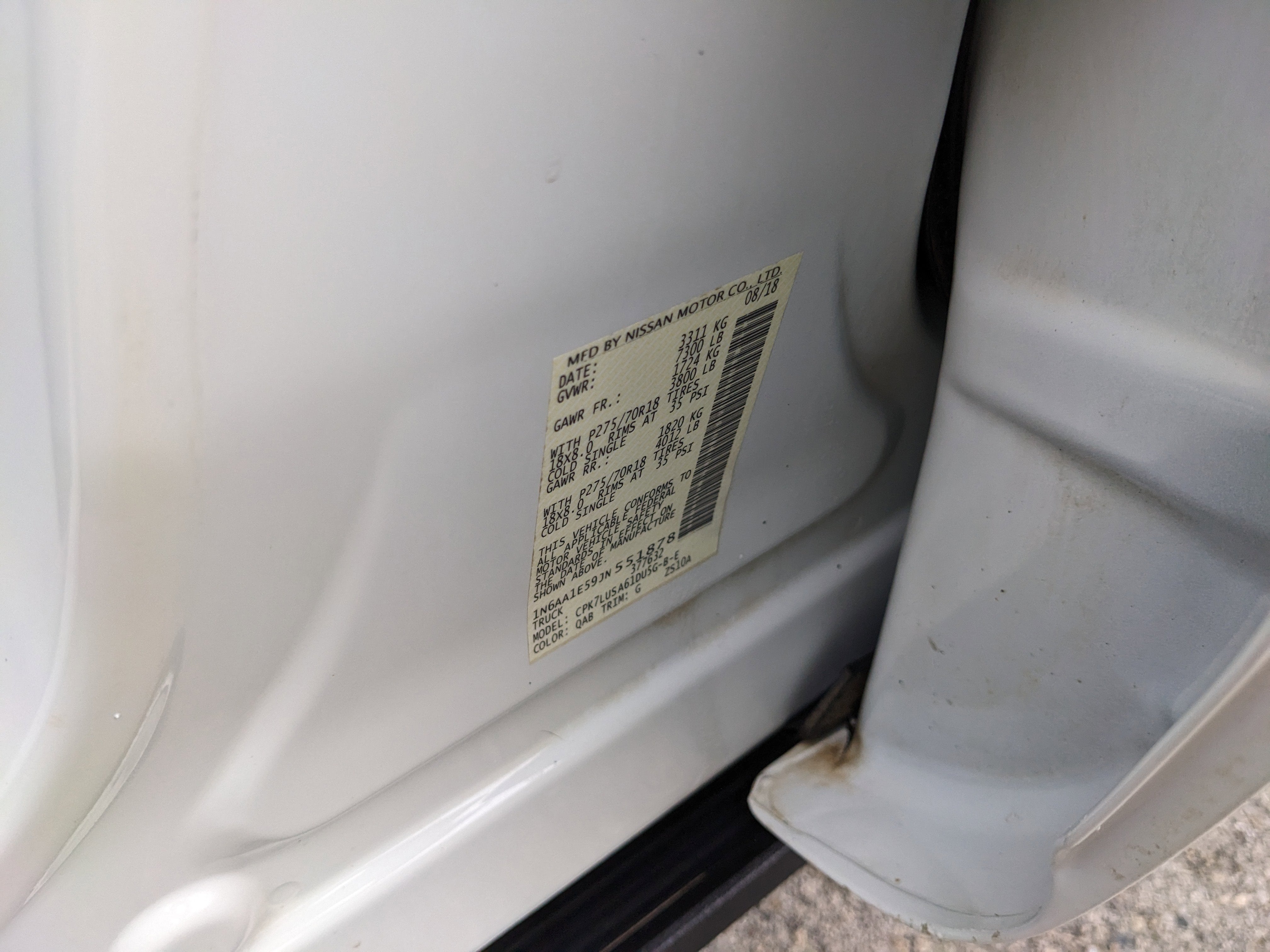 2018 Nissan Titan PRO-4X