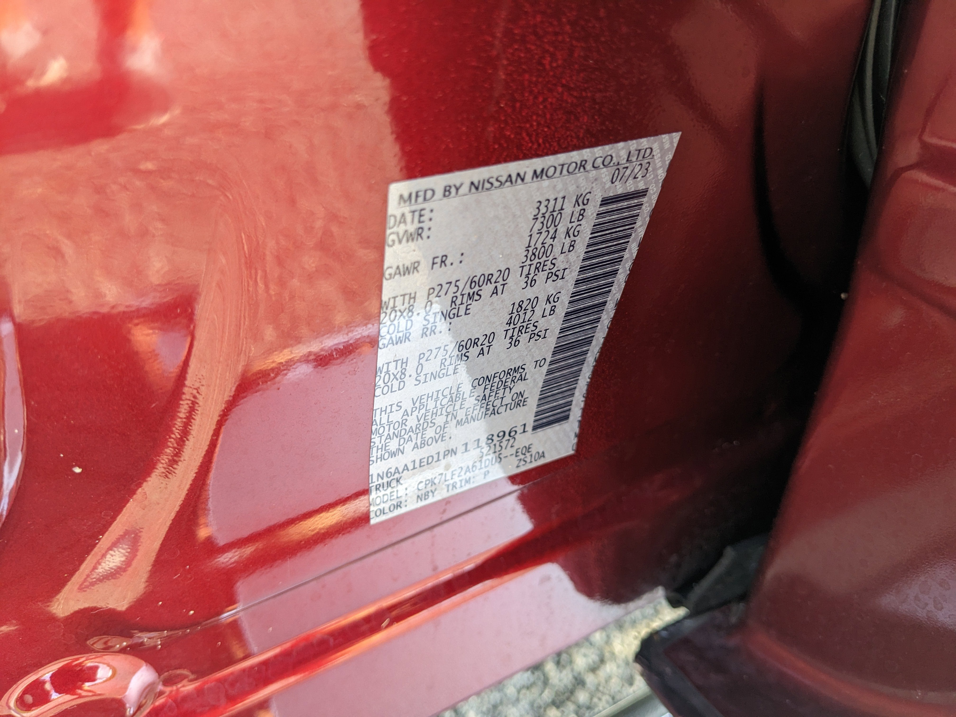 2023 Nissan Titan Platinum Reserve