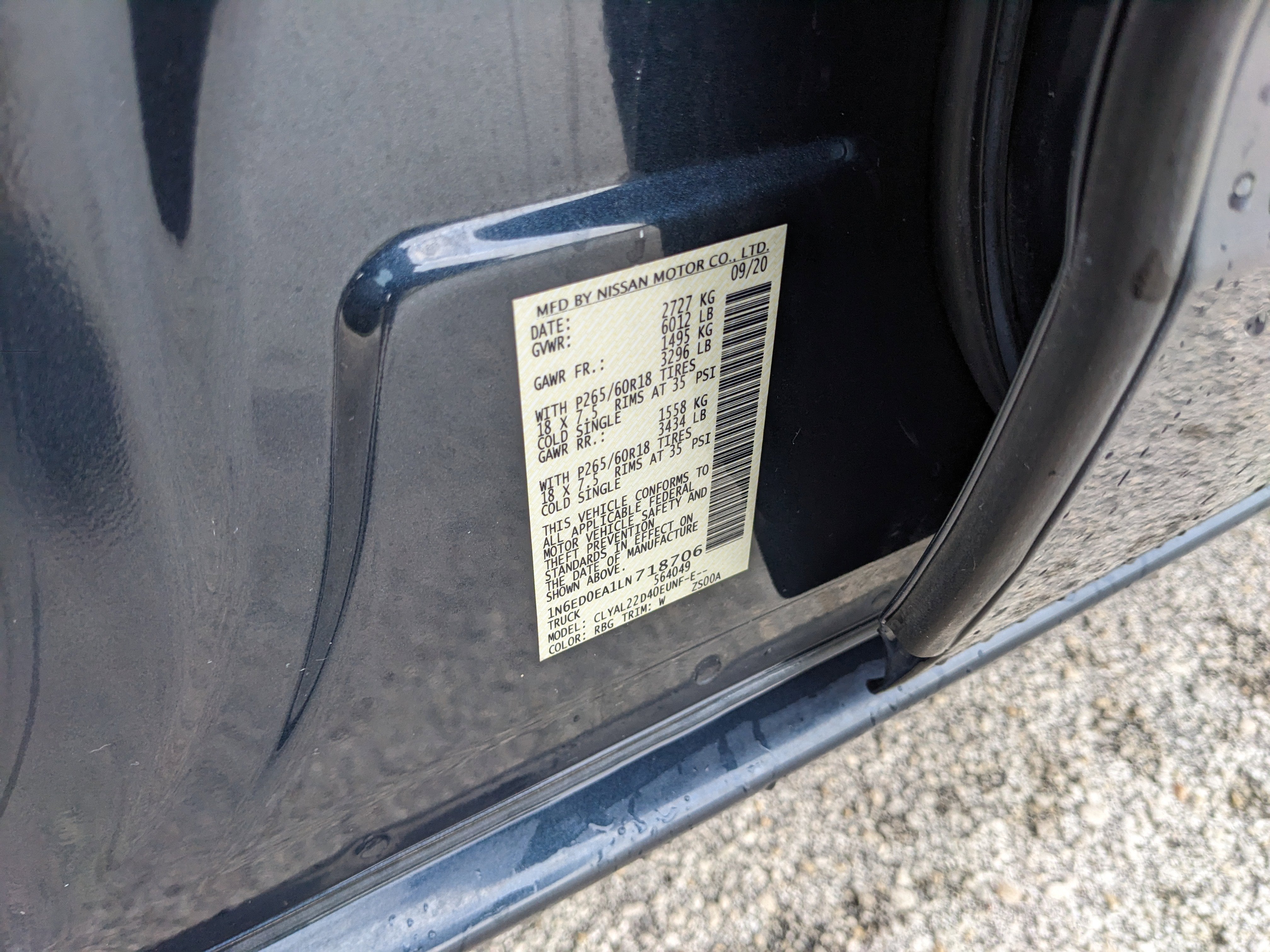 2020 Nissan Frontier SV