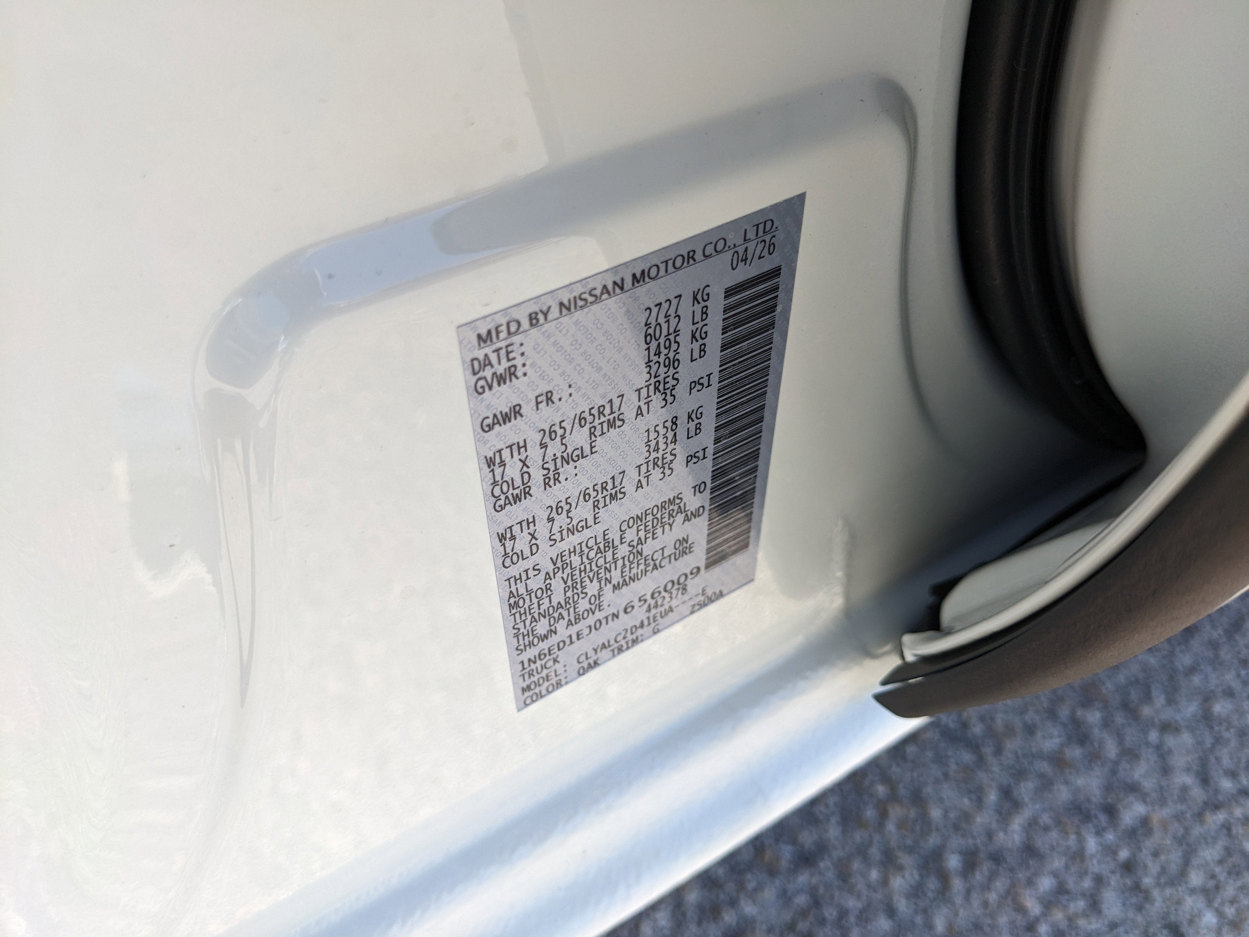 2026 Nissan Frontier SV