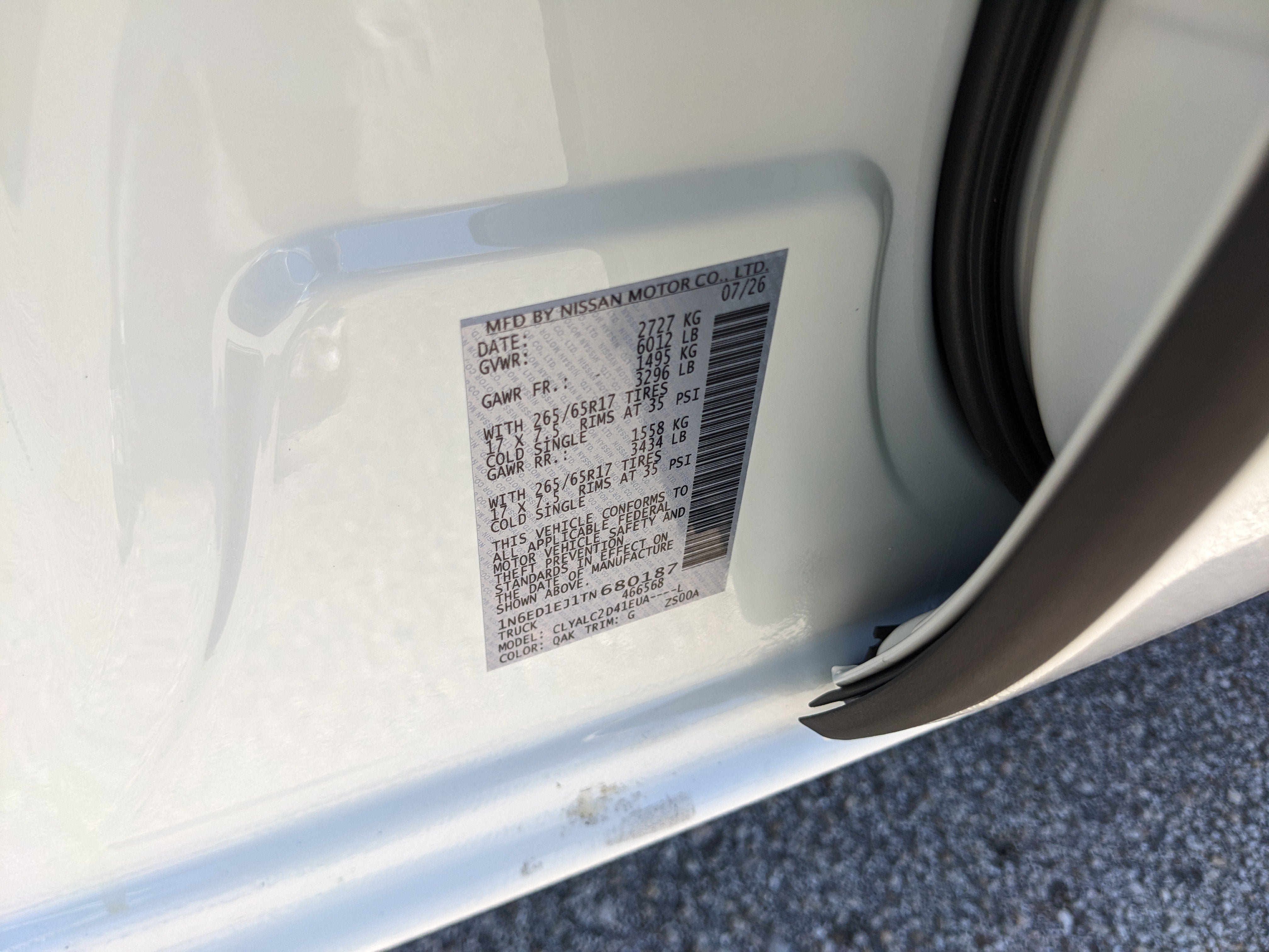 2026 Nissan Frontier SV