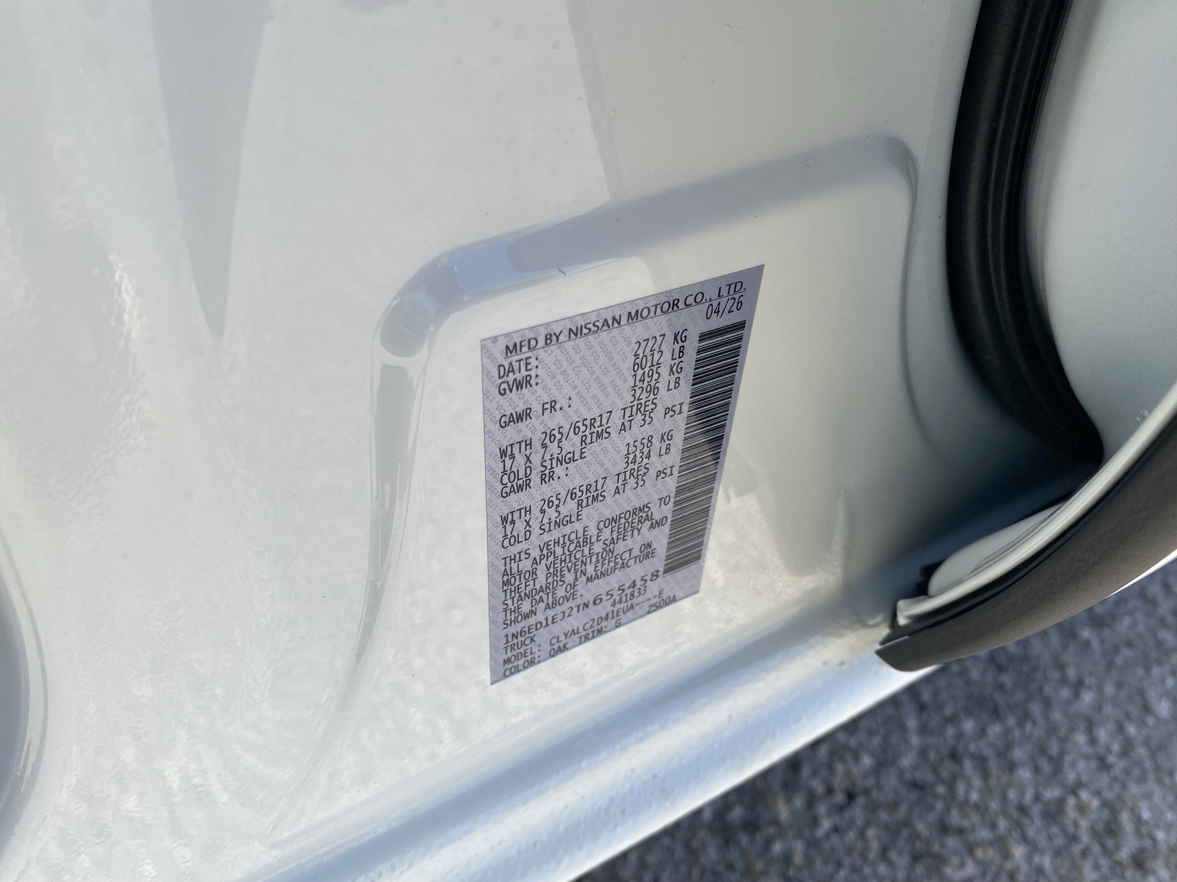 2026 Nissan Frontier SV