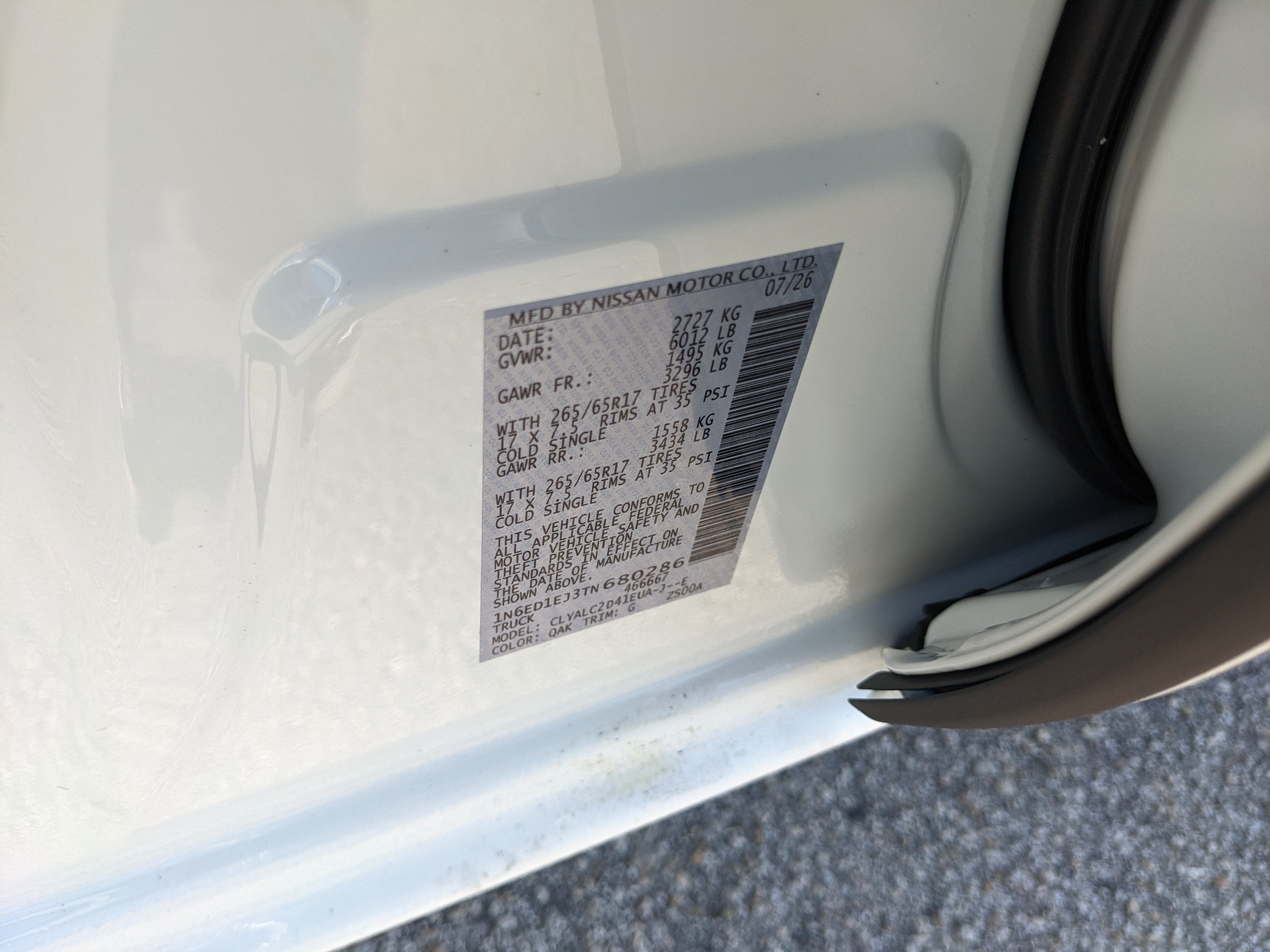 2026 Nissan Frontier SV