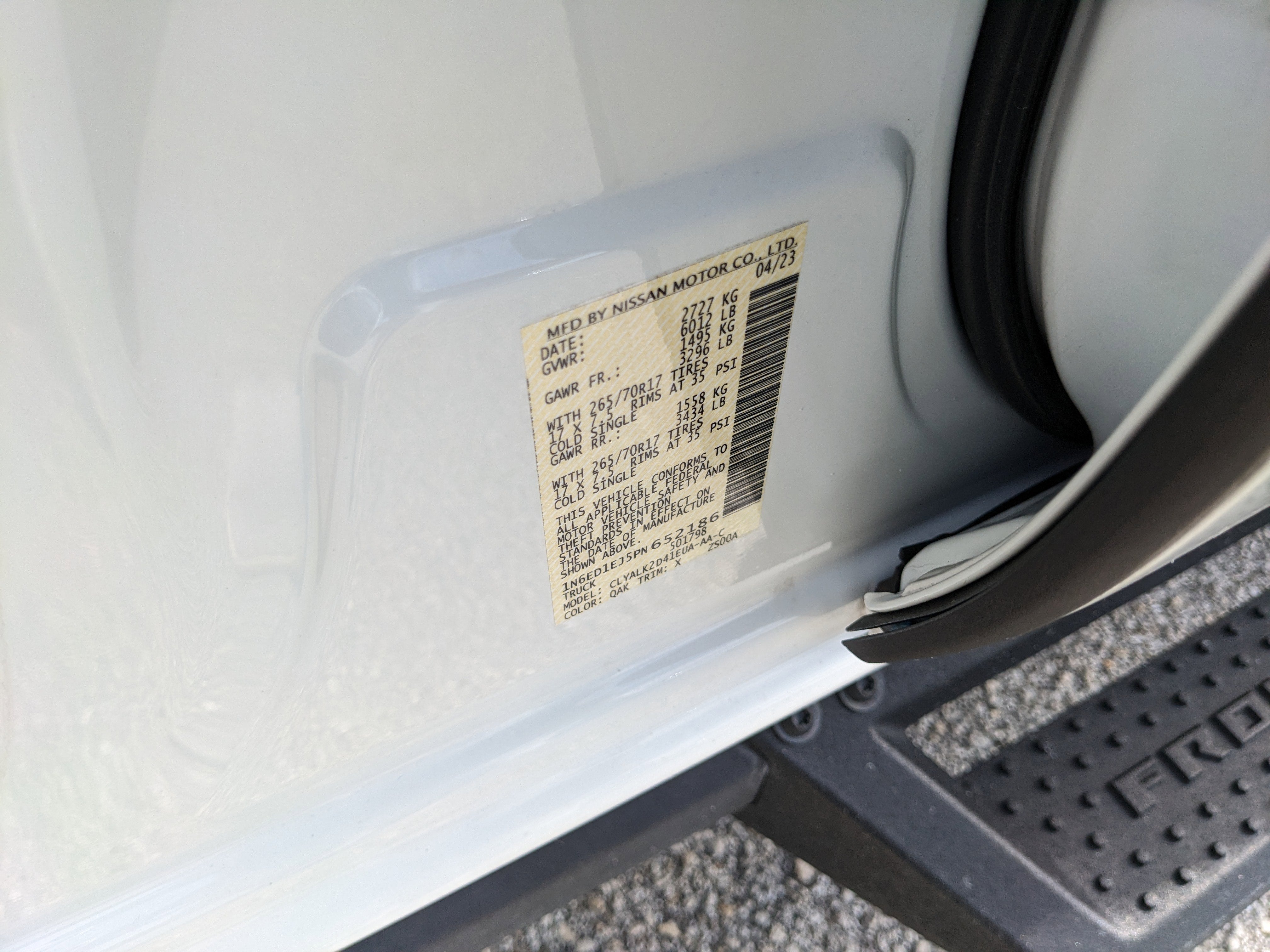 2023 Nissan Frontier PRO-X