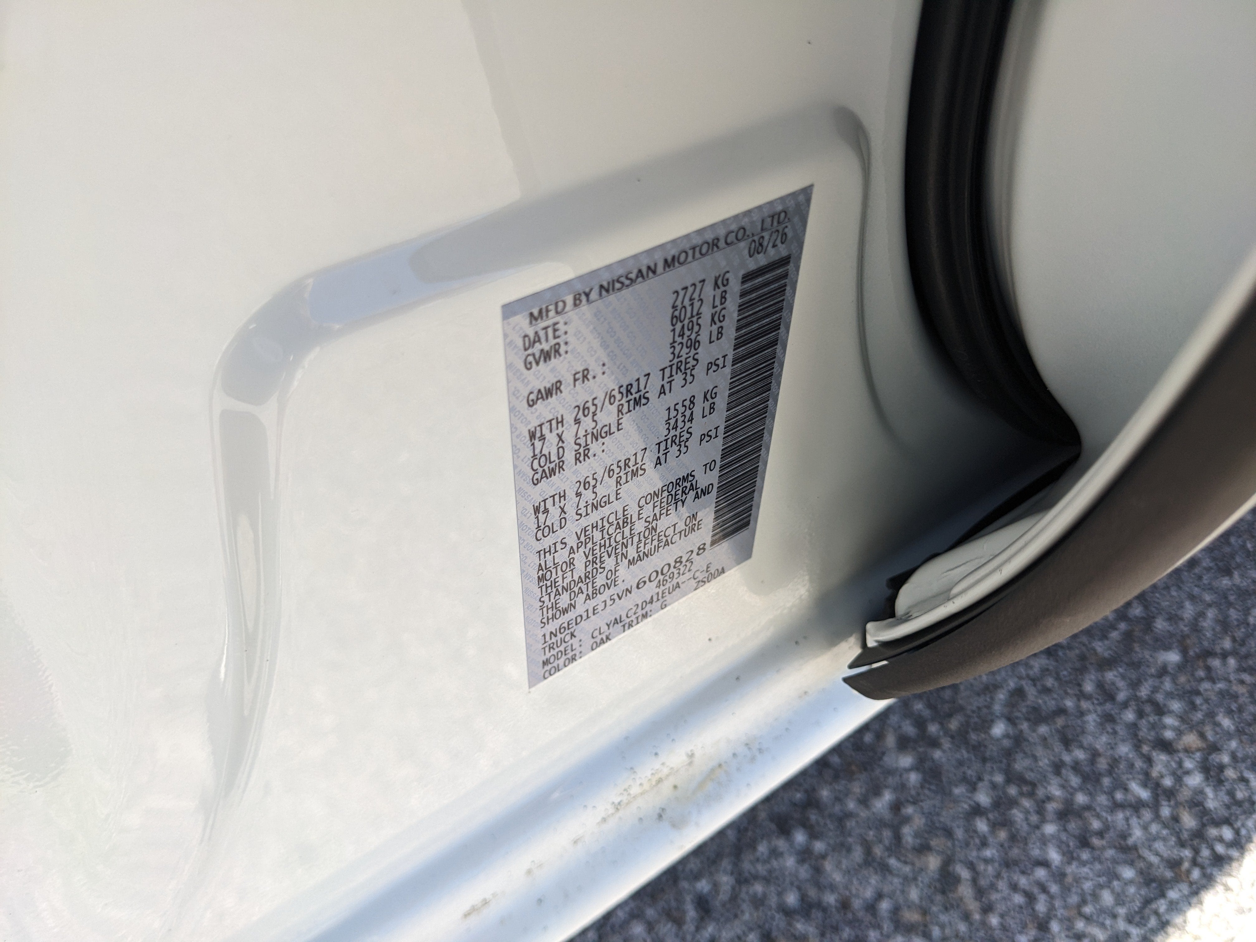 2027 Nissan Frontier SV