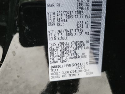 2027 Nissan Frontier PRO-X