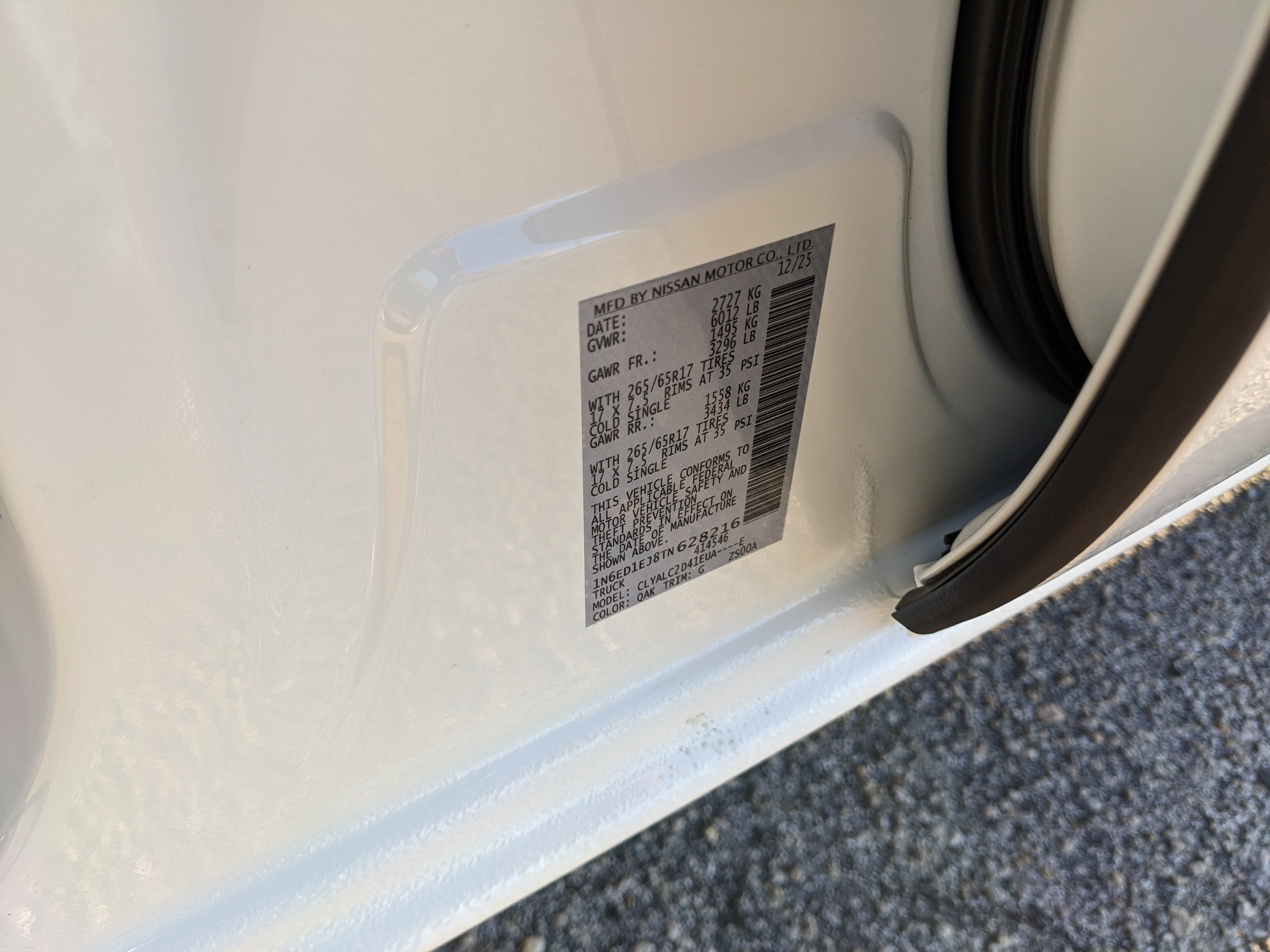 2026 Nissan Frontier SV