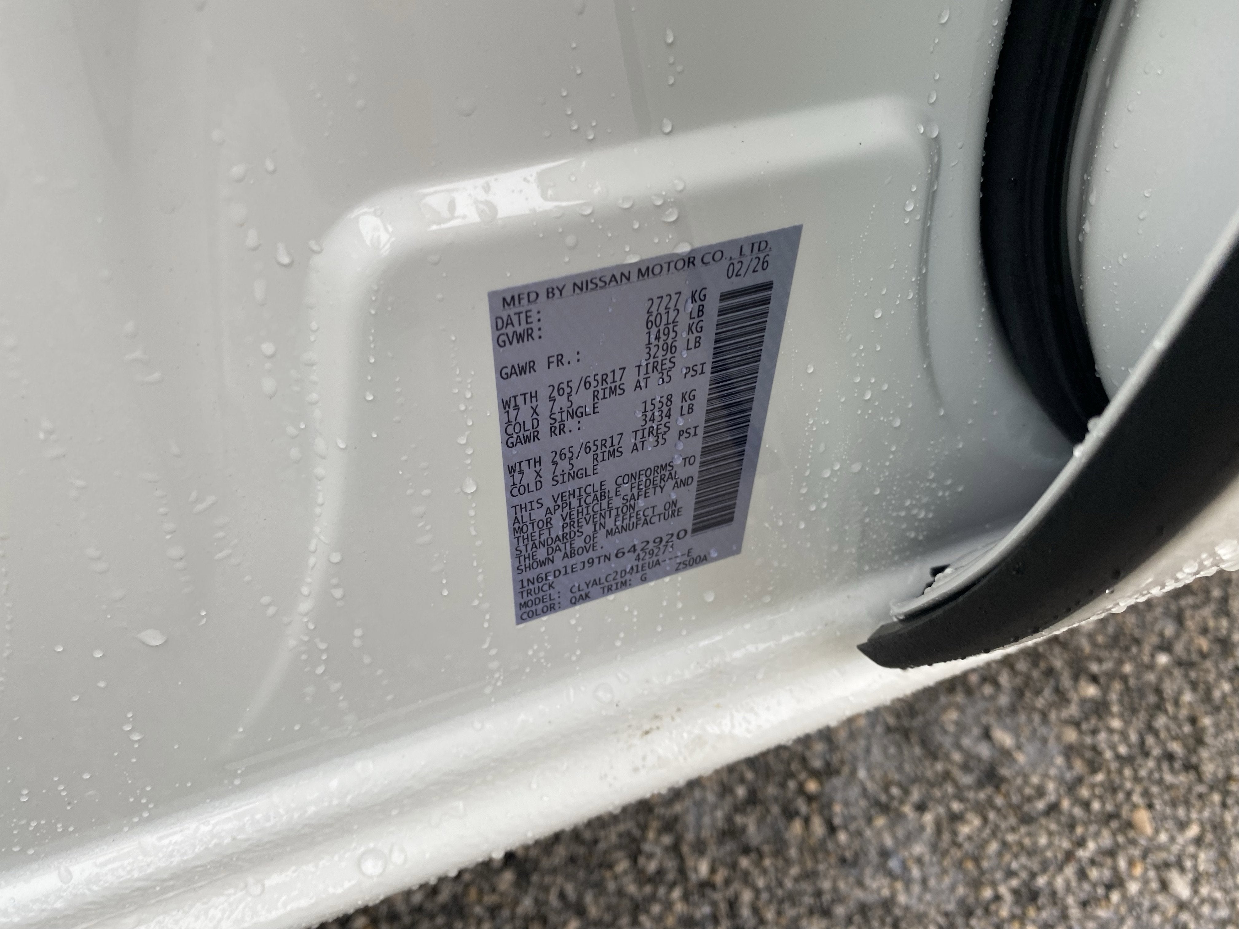 2026 Nissan Frontier SV