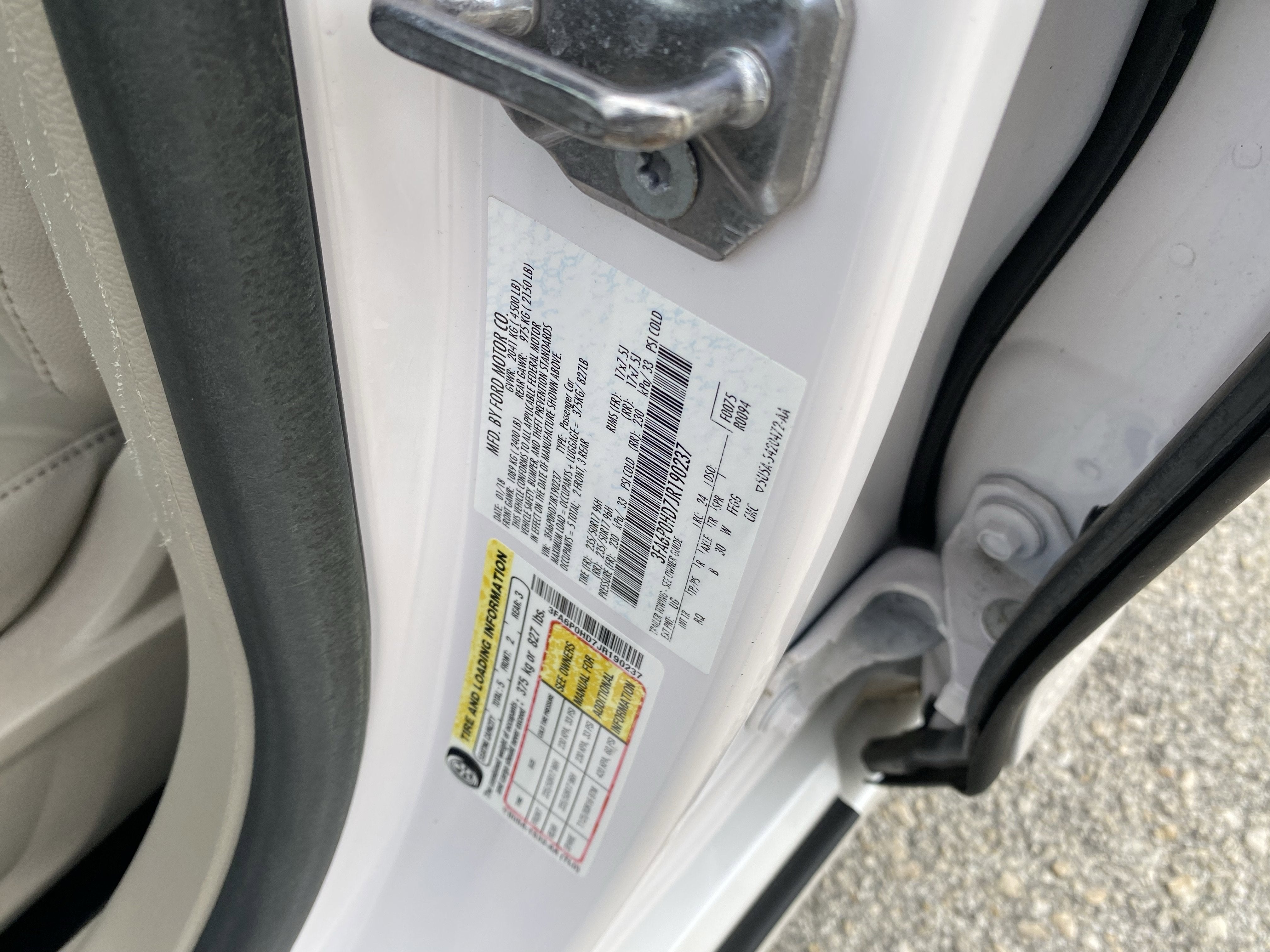 2018 Ford Fusion SE