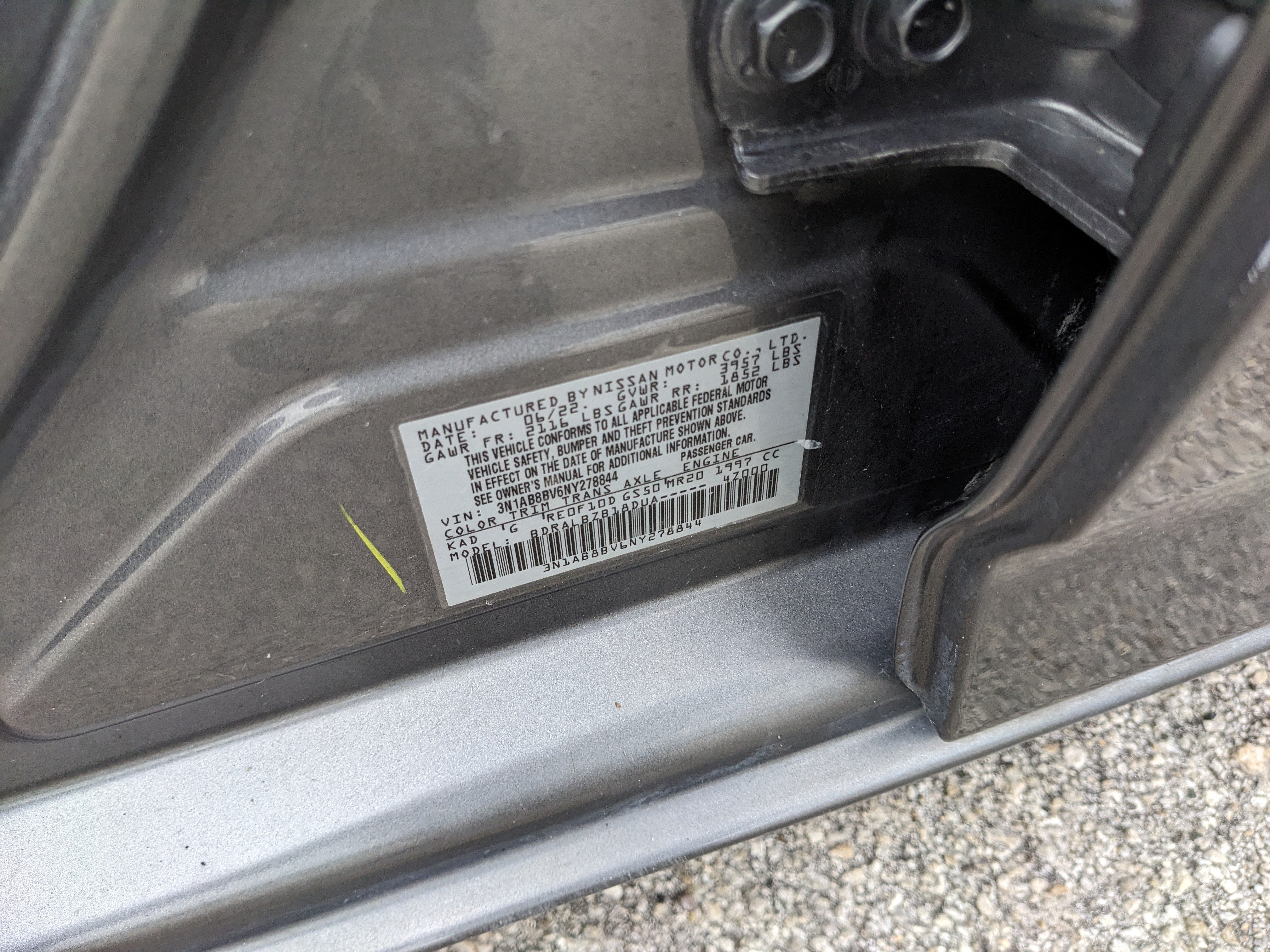 2022 Nissan Sentra S