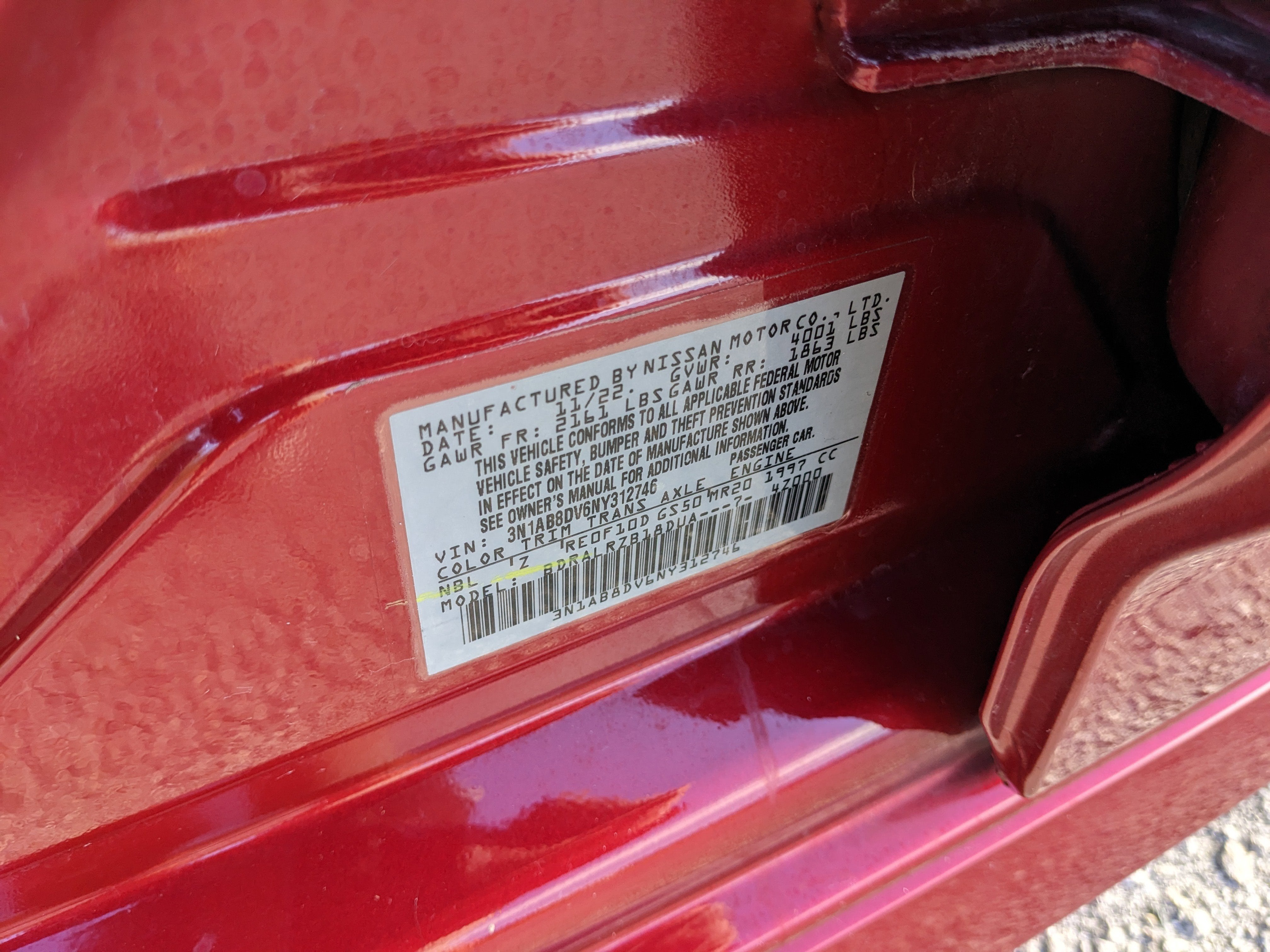 2022 Nissan Sentra SR