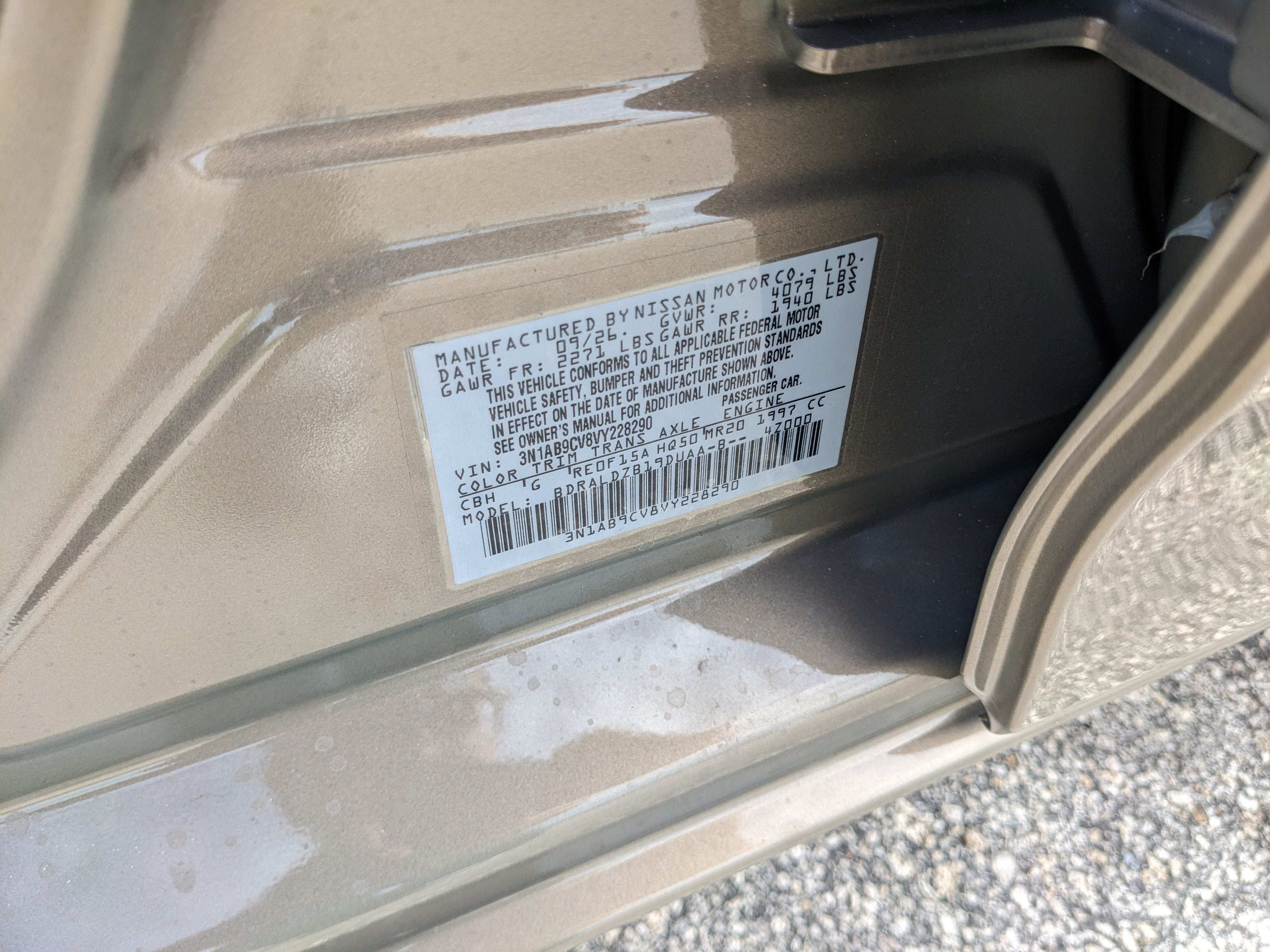 2027 Nissan Sentra SV