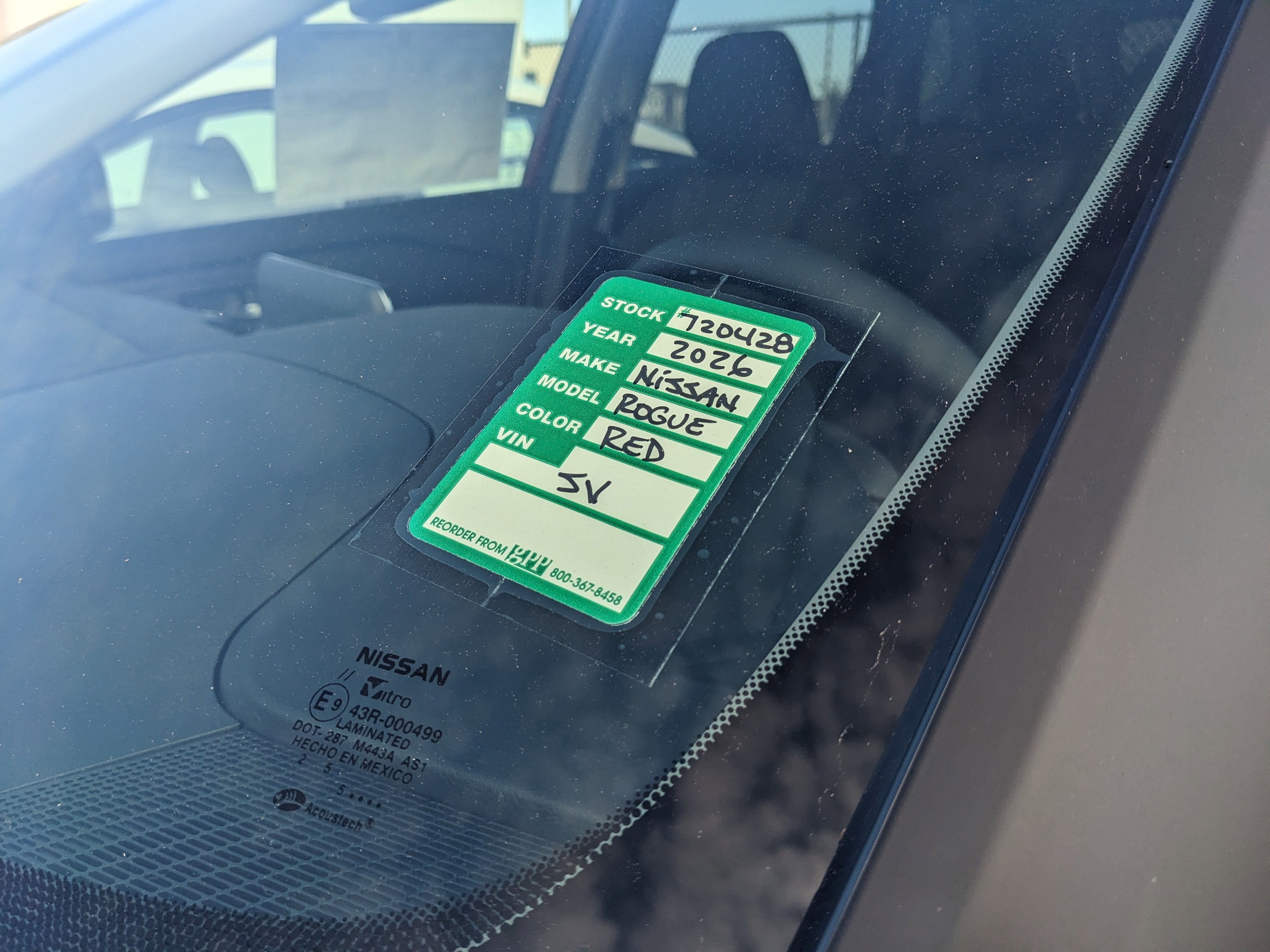 2026 Nissan Rogue SV