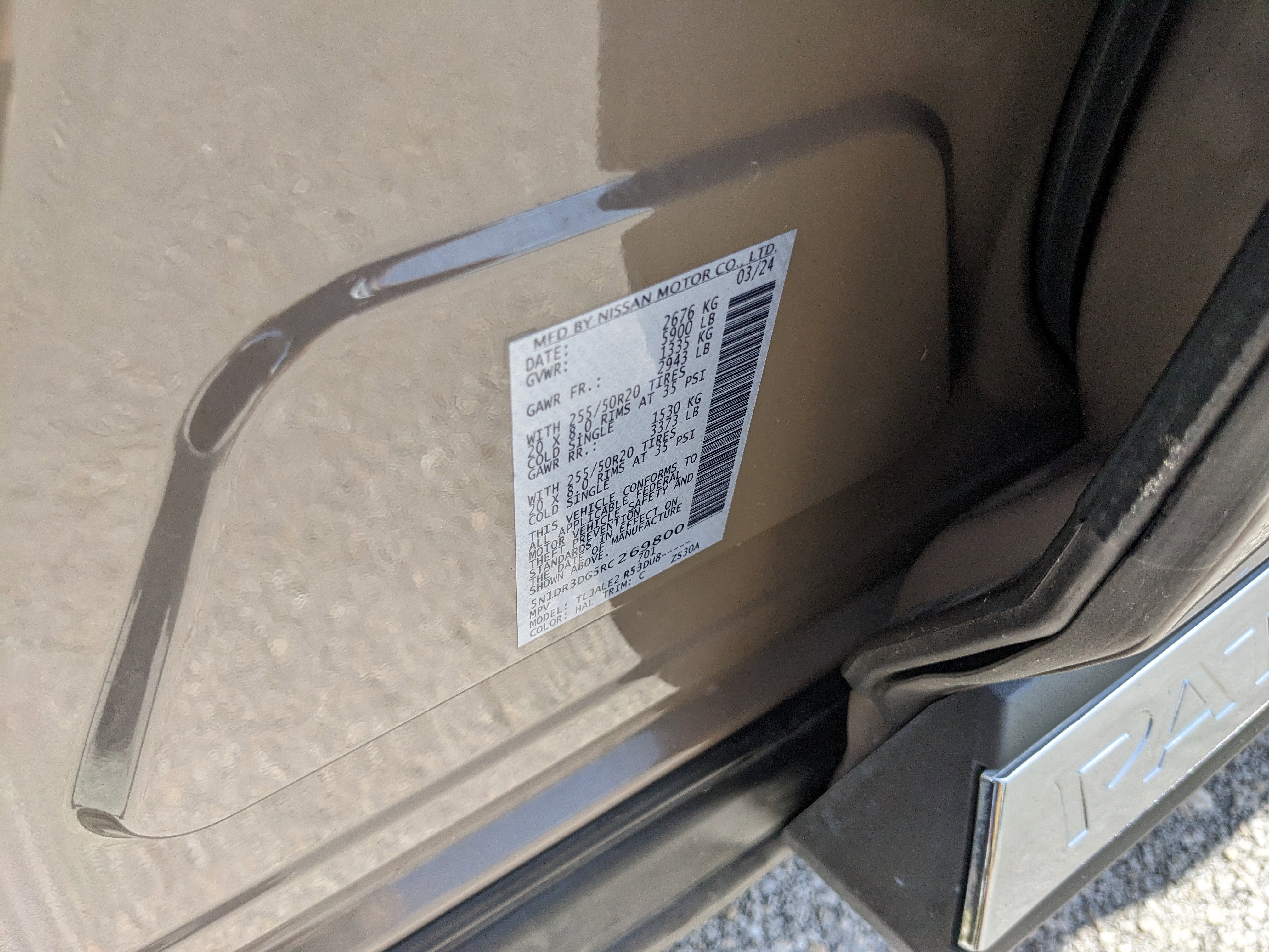 2024 Nissan Pathfinder Platinum