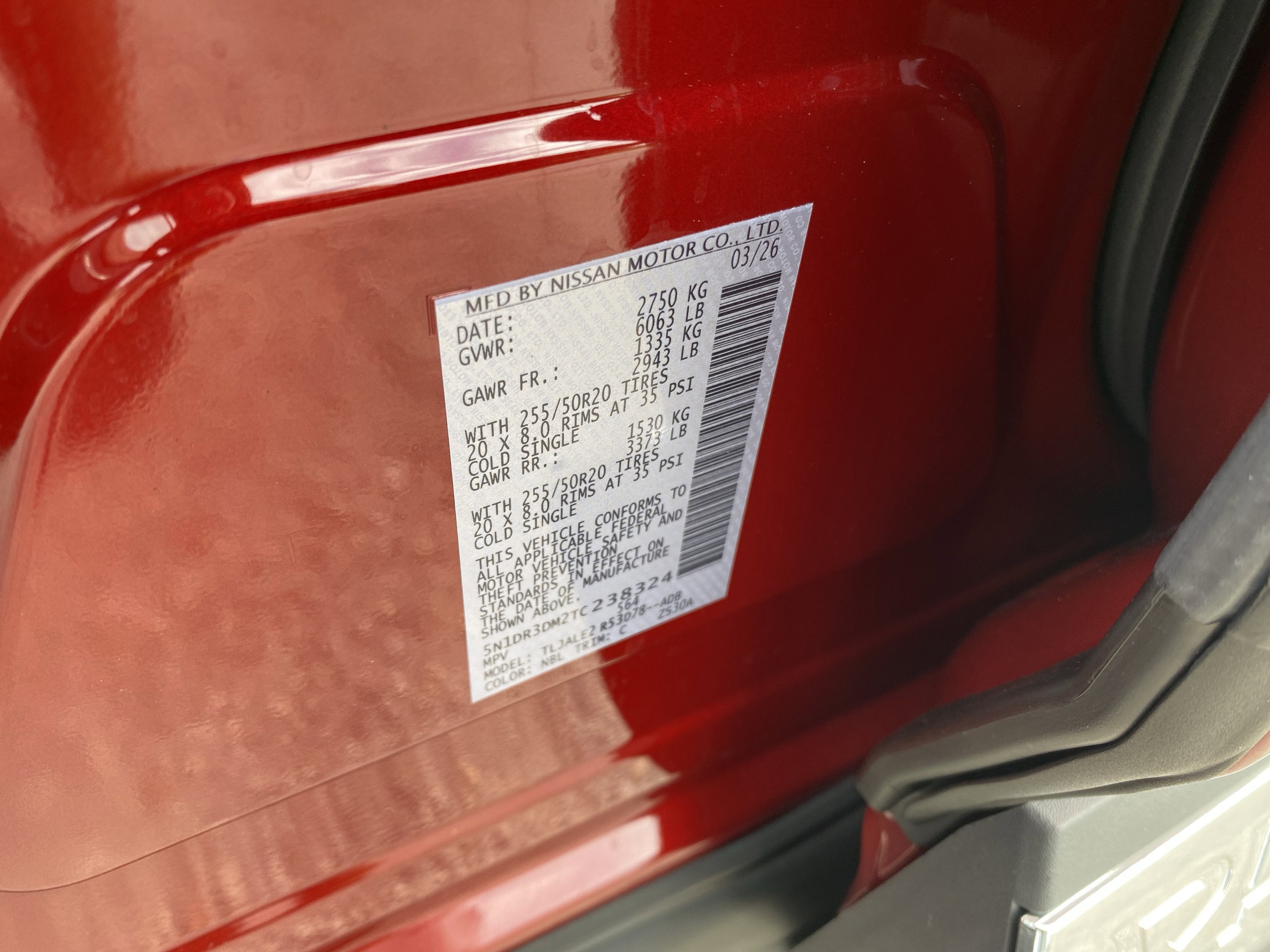 2026 Nissan Pathfinder Platinum