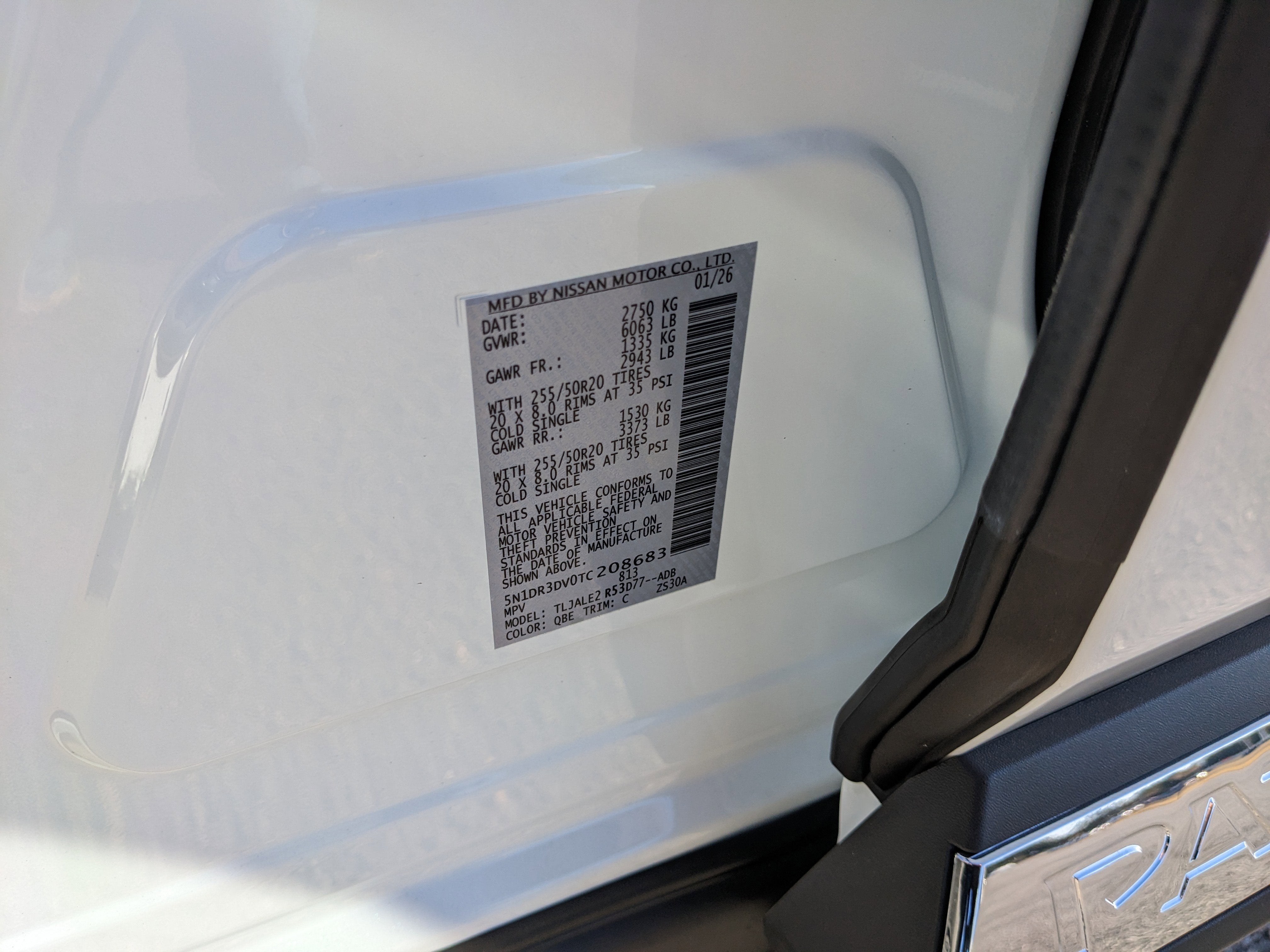 2026 Nissan Pathfinder Platinum