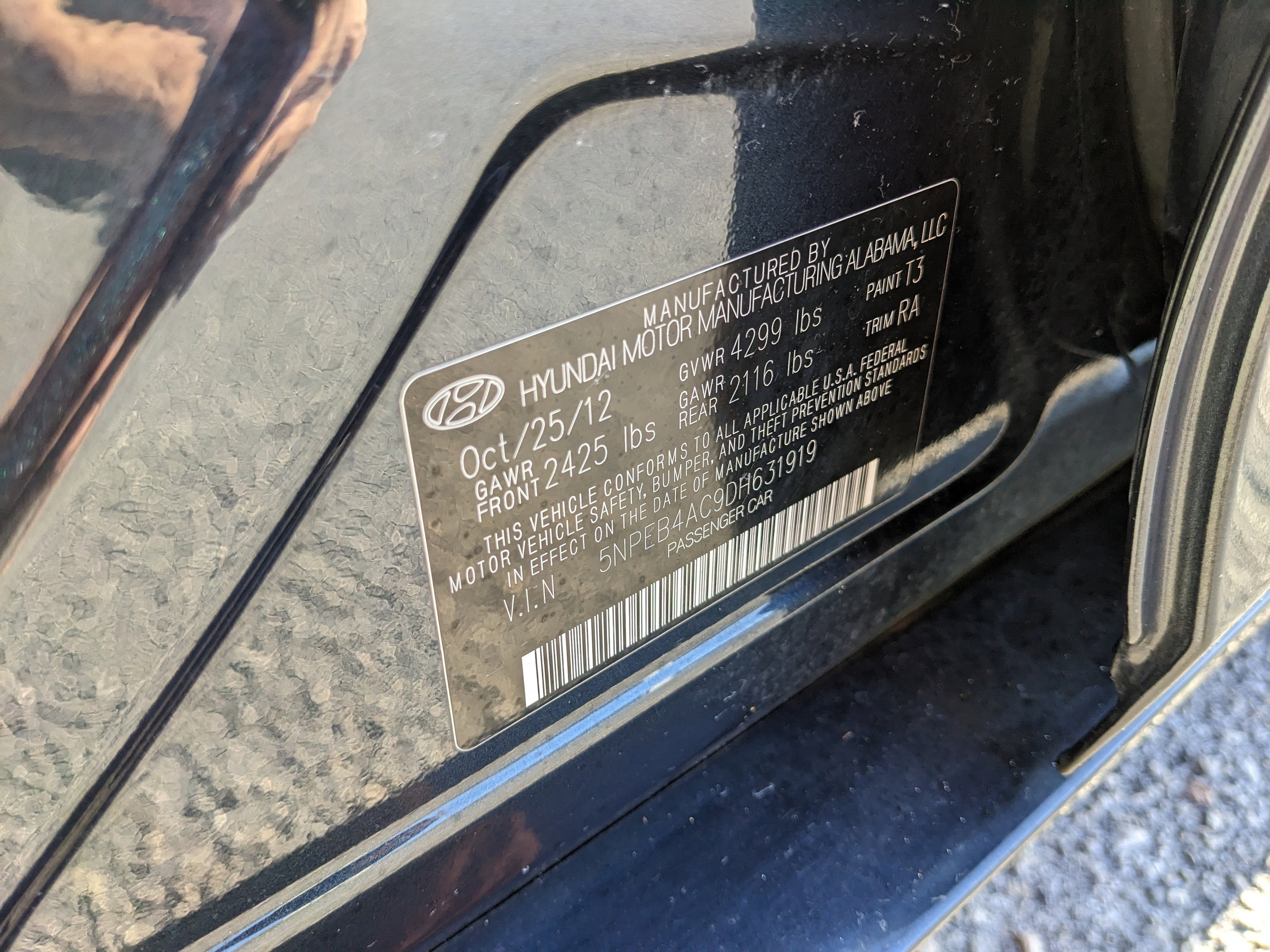 2013 Hyundai Sonata GLS PZEV