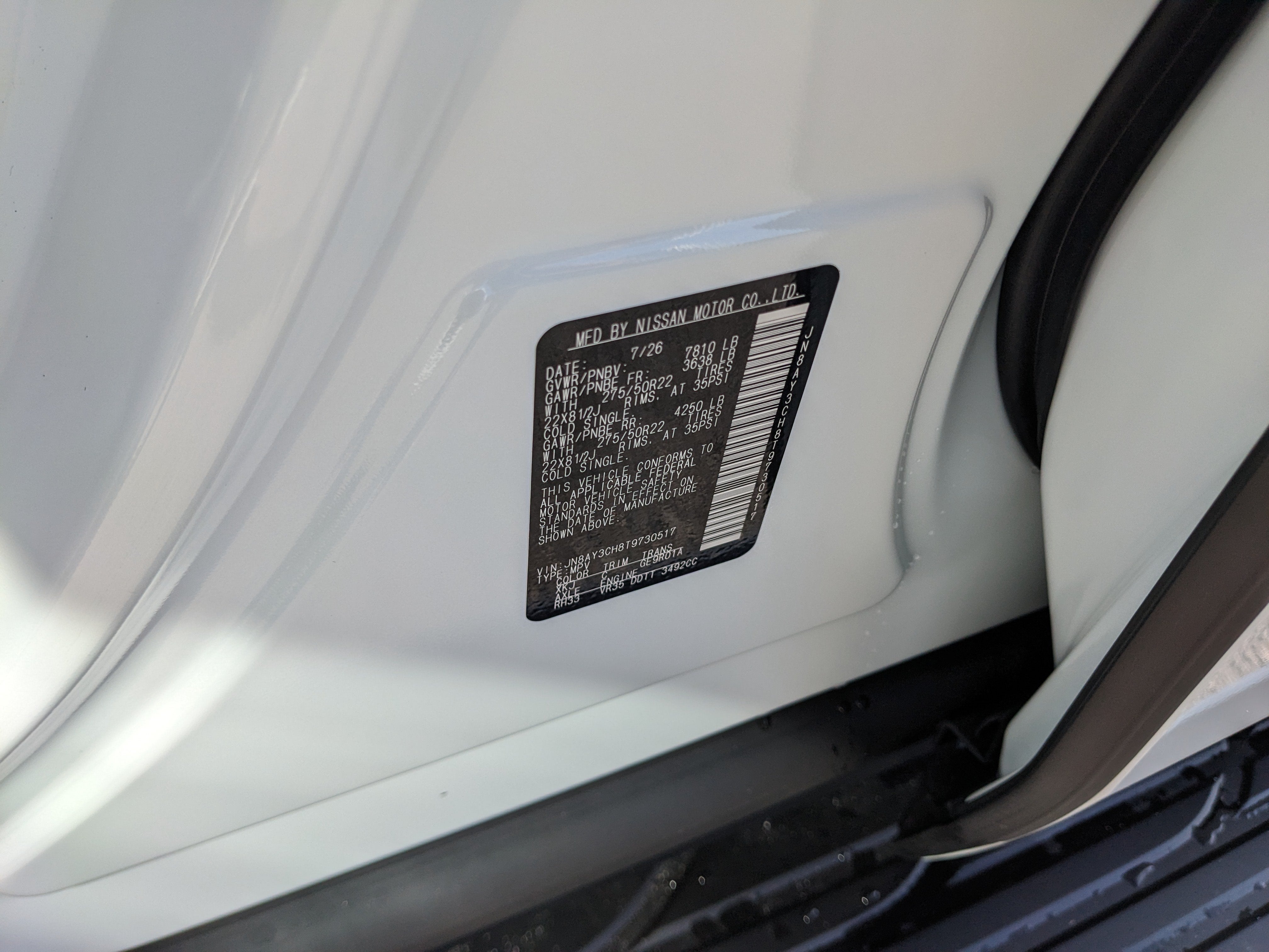 2026 Nissan Armada Platinum Reserve