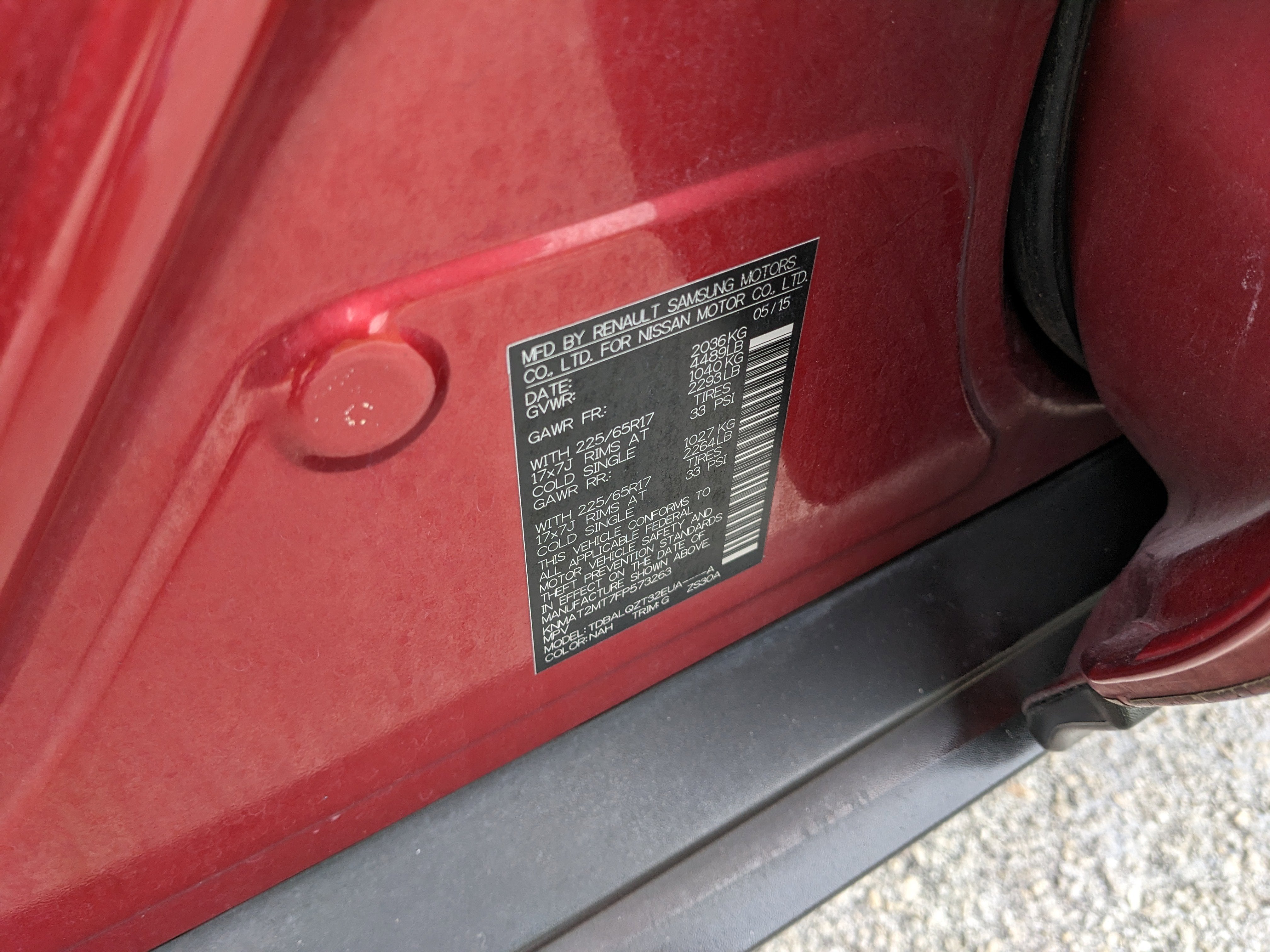 2015 Nissan Rogue SV