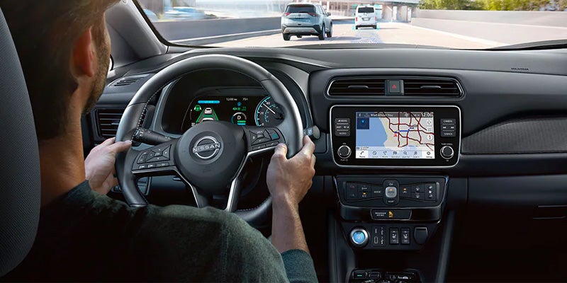 Nissan Leaf model Interior view