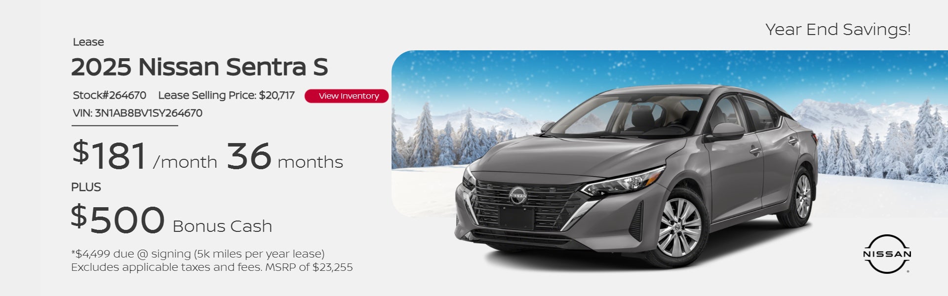 2026 Nissan Sentra s