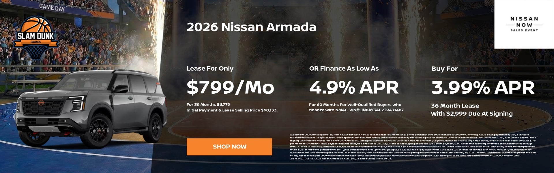 March 2026 Homepage Sliders